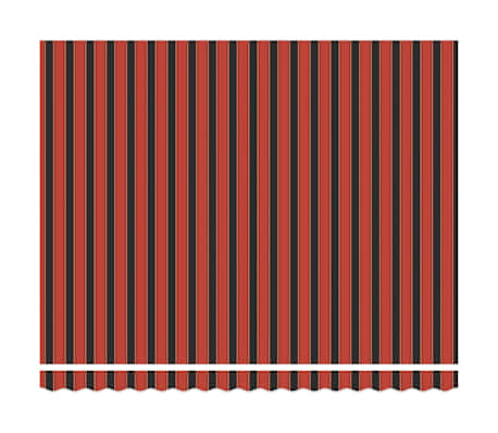 vidaXL Automatska tenda na uvlačenje narančasto-smeđa 4 x 3 m