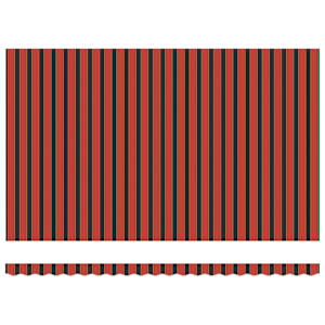 vidaXL Markise Automatisch Einziehbar Orange und Braun 5x3 m