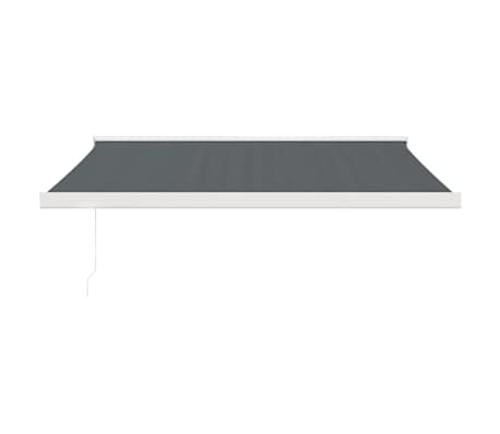 vidaXL Auvent r&eacute;tractable anthracite 3,5x2,5 m tissu et aluminium