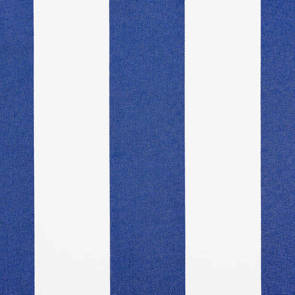 Luifel uittrekbaar 3,5x2,5 m stof en aluminium blauw en wit image 15