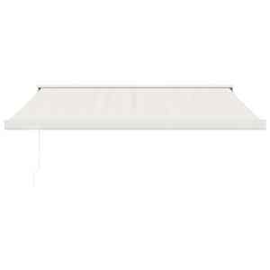 vidaXL Sis&auml;&auml;nkelattava markiisi kerma 3x2,5 m kangas/alumiini