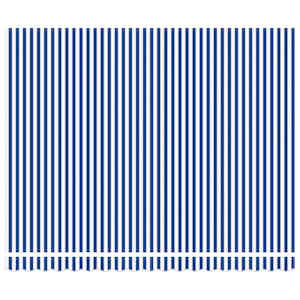 Zatahovací markýza modrá a bílá 4 x 3 m textil a hliník - obrázek 4