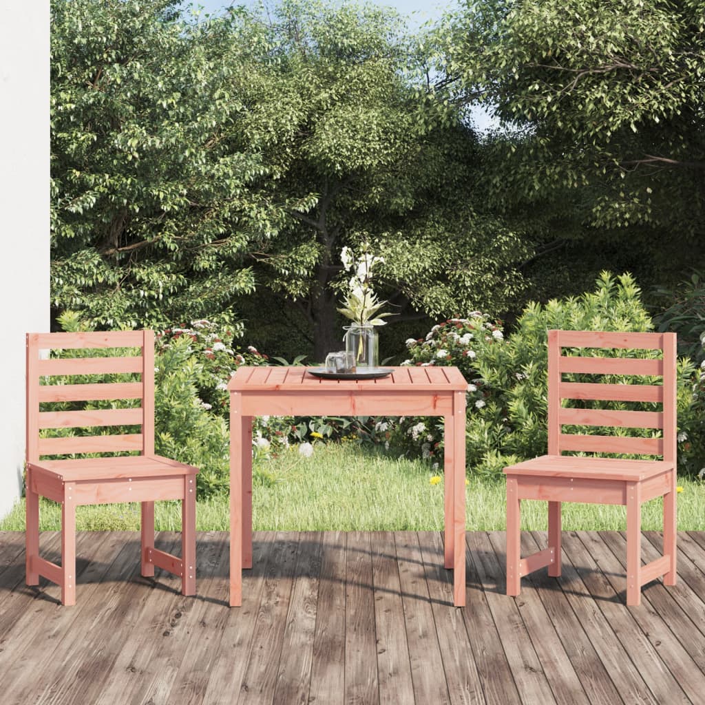 vidaXL 3-tlg. Garten-Bistro-Set Massivholz Douglasie