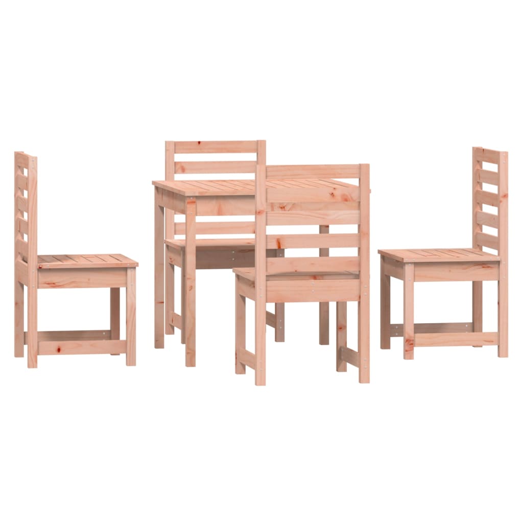 Zestaw mebli ogrodowych drewnianych 82,5x82,5x76 cm + 4 krzesła 50x48x91,5 cm