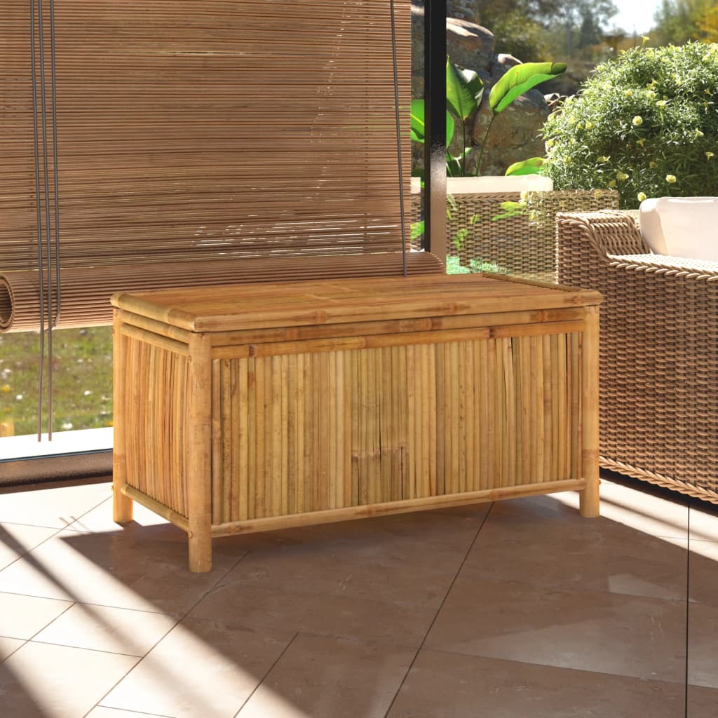 vida XL Gartentruhe 110x 52x 55 cm Bambus