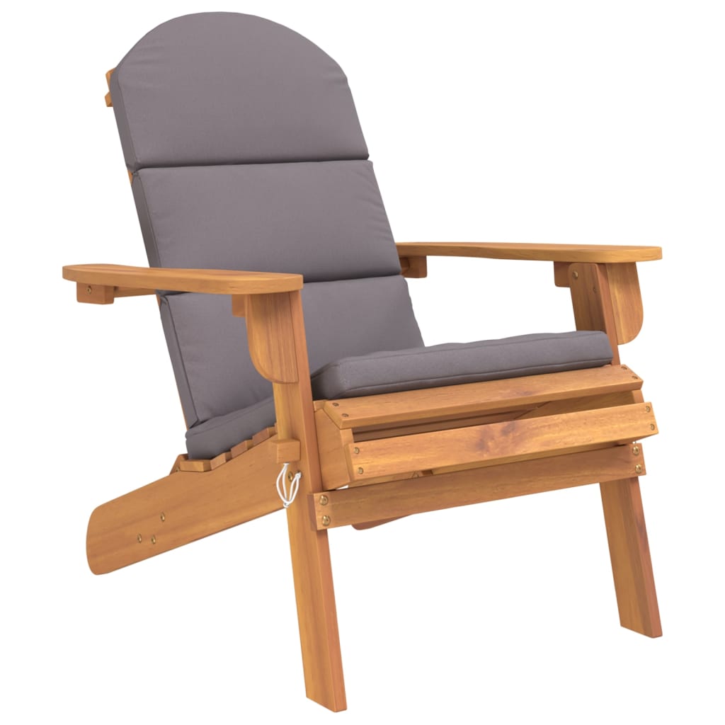 Thumbnail - vidaXL Adirondack-Gartenstuhl mit Kissen Massivholz Akazie
