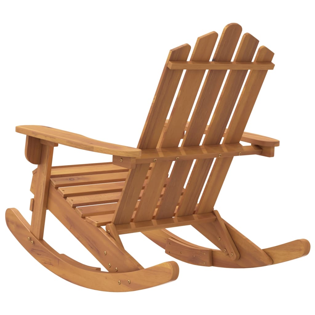 Sedia A Dondolo Adirondack In Legno Massello Di Acacia VidaXL 14 width=274