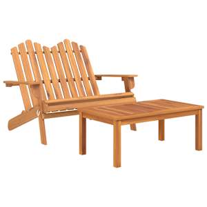 vidaXL 2-osaline Adirondack aiam&ouml;&ouml;bli komplekt, akaatsiapuit