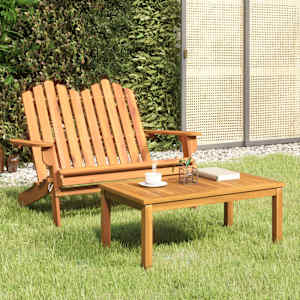2dílná sada zahradního nábytku Adirondack masivní akácie - obrázek 1