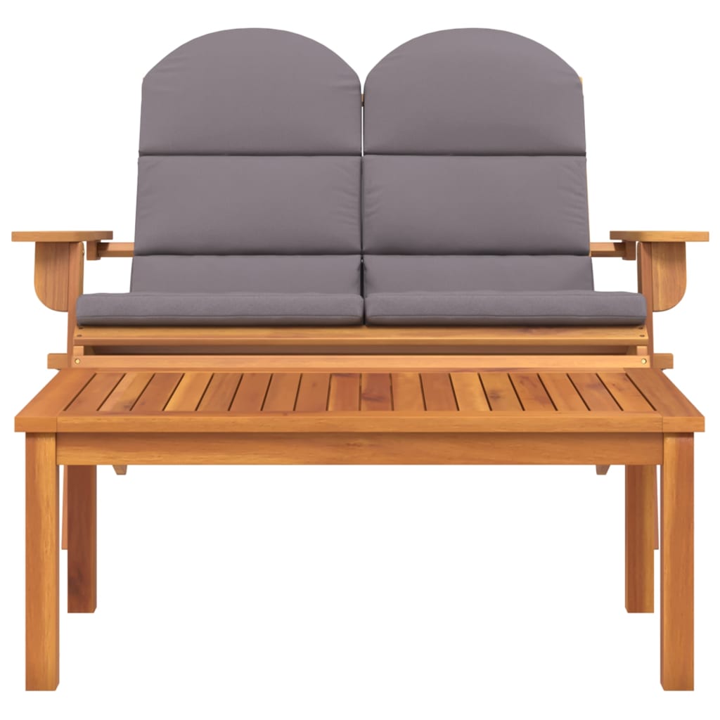 vidaXL 2-delige Loungeset Adirondack massief acaciahout afbeelding
