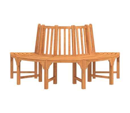 vidaXL puu &uuml;mber paigaldatav pool&uuml;mar pink, &Oslash;208 cm, eukal&uuml;ptipuit