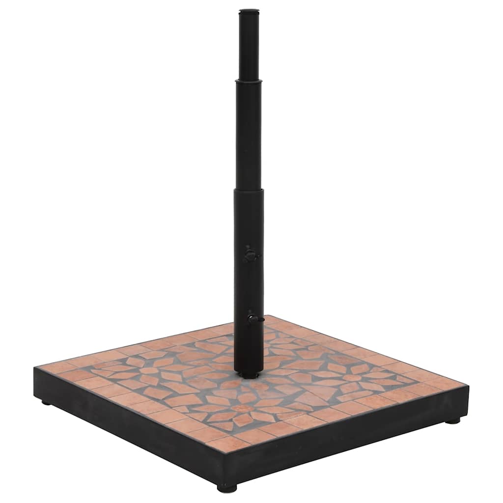 vidaXL terrakotta négyzet alakú napernyő talp 12 kg