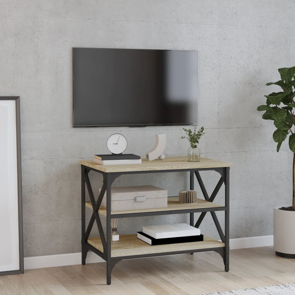 vida XL TV-Schrank Sonoma-Eiche 60x 40x 50 cm Holzwerkstoff
