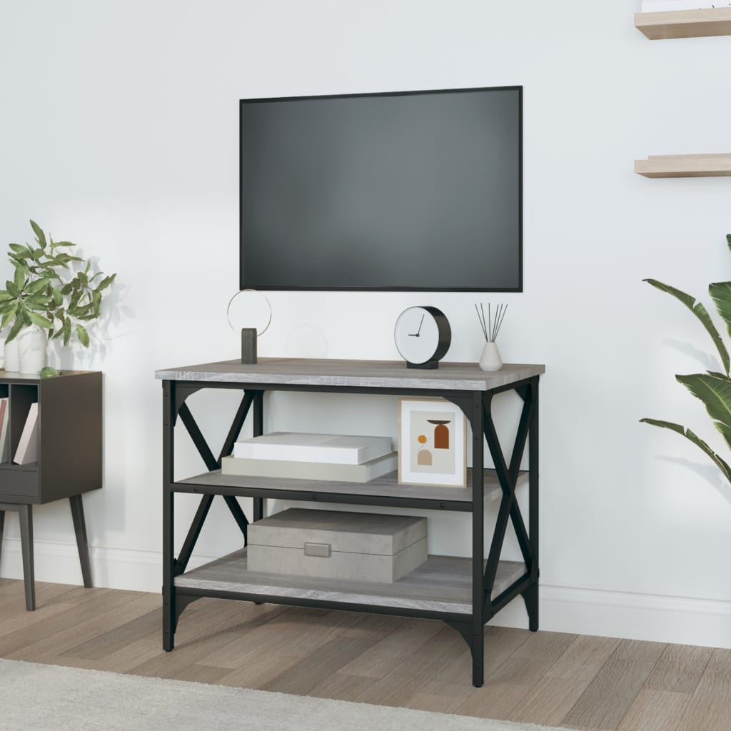 Thumbnail - vidaXL TV-Schrank Grau Sonoma 60x40x50 cm Holzwerkstoff