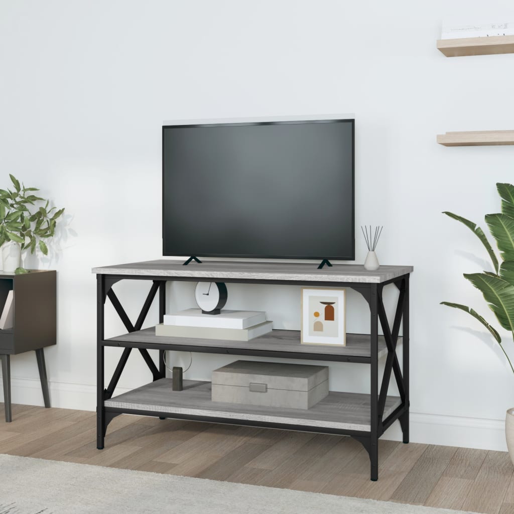 Thumbnail - vidaXL TV-Schrank Grau Sonoma 80x40x50 cm Holzwerkstoff