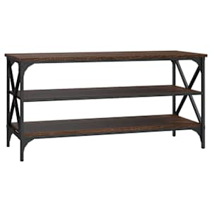 TV skříňka hnědý dub 100 x 40 x 50 cm kompozitní dřevo - obrázek 2