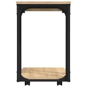 Odkládací stolek na kolečkách dub sonoma 50x35x55,5 cm kompozit - obrázek 6