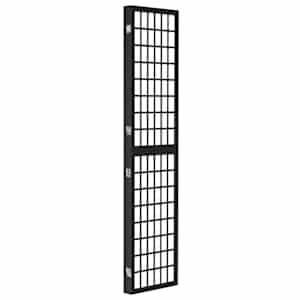Skládací 3dílný paraván v japonském stylu 120 x 170 cm černý - obrázek 4
