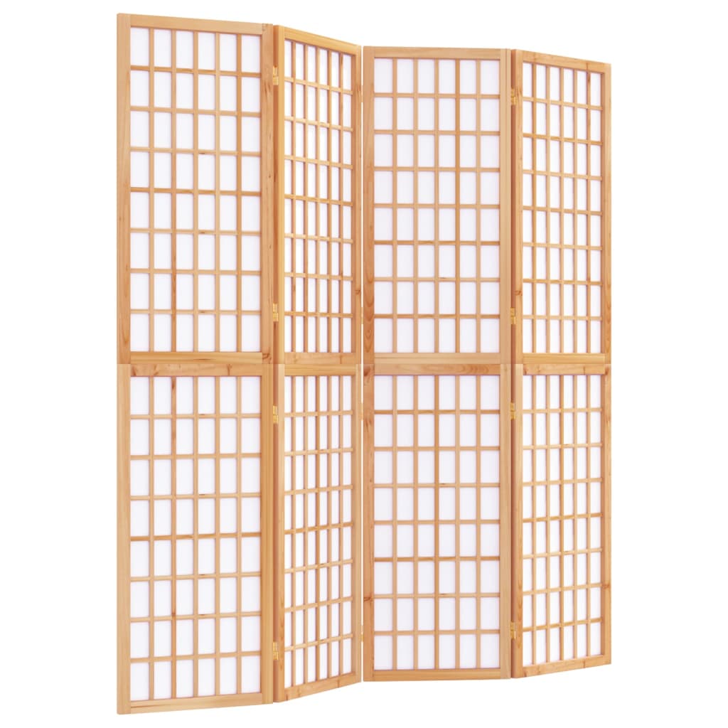 vidaXL Skládací 4dílný paraván v japonském stylu 160 x 170 cm