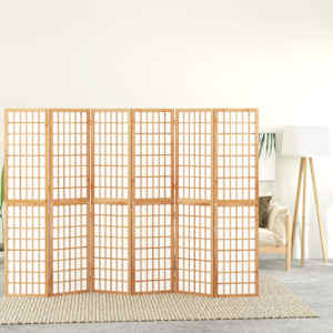 Skládací 6dílný paraván v japonském stylu 240 x 170 cm