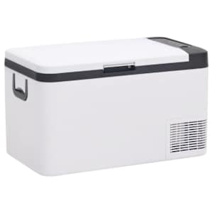 Chladicí box s rukojetí černý a bílý 18 l PP a PE - obrázek 1