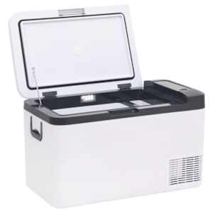 Chladicí box s rukojetí černý a bílý 18 l PP a PE - obrázek 6