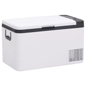 Chladicí box s rukojetí černý a bílý 25 l PP a PE - obrázek 1