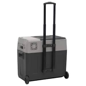 Chladicí box s kolečky a rukojetí černý a šedý 30 l PP - obrázek 4