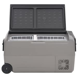 Chladicí box s kolečky a rukojetí černý a šedý 36 l PP a PE - obrázek 6