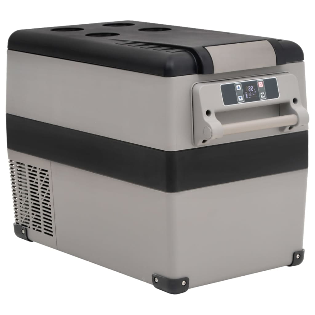 Kühlbox mit Tragegriff Grau 55L PP & PE kaufen