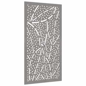 Zahradní nástěnná dekorace 105 x 55 cm cortenová ocel List - obrázek 3