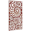 vidaXL aia seinakaunistus, 105x55 cm, Corteni teras, merikarbi disain