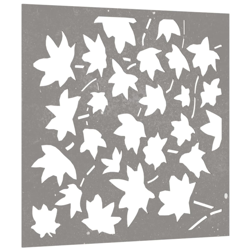 Thumbnail - vidaXL Garten-Wanddeko 55x55 cm Cortenstahl Ahornblatt-Design