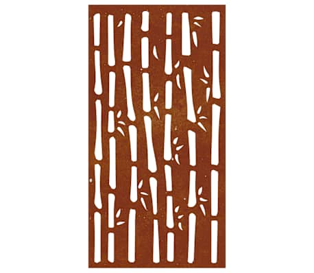 Tuin Privacy Screen Fretwerk Roestig 32 x 140 cm Cortenstaal kopen
