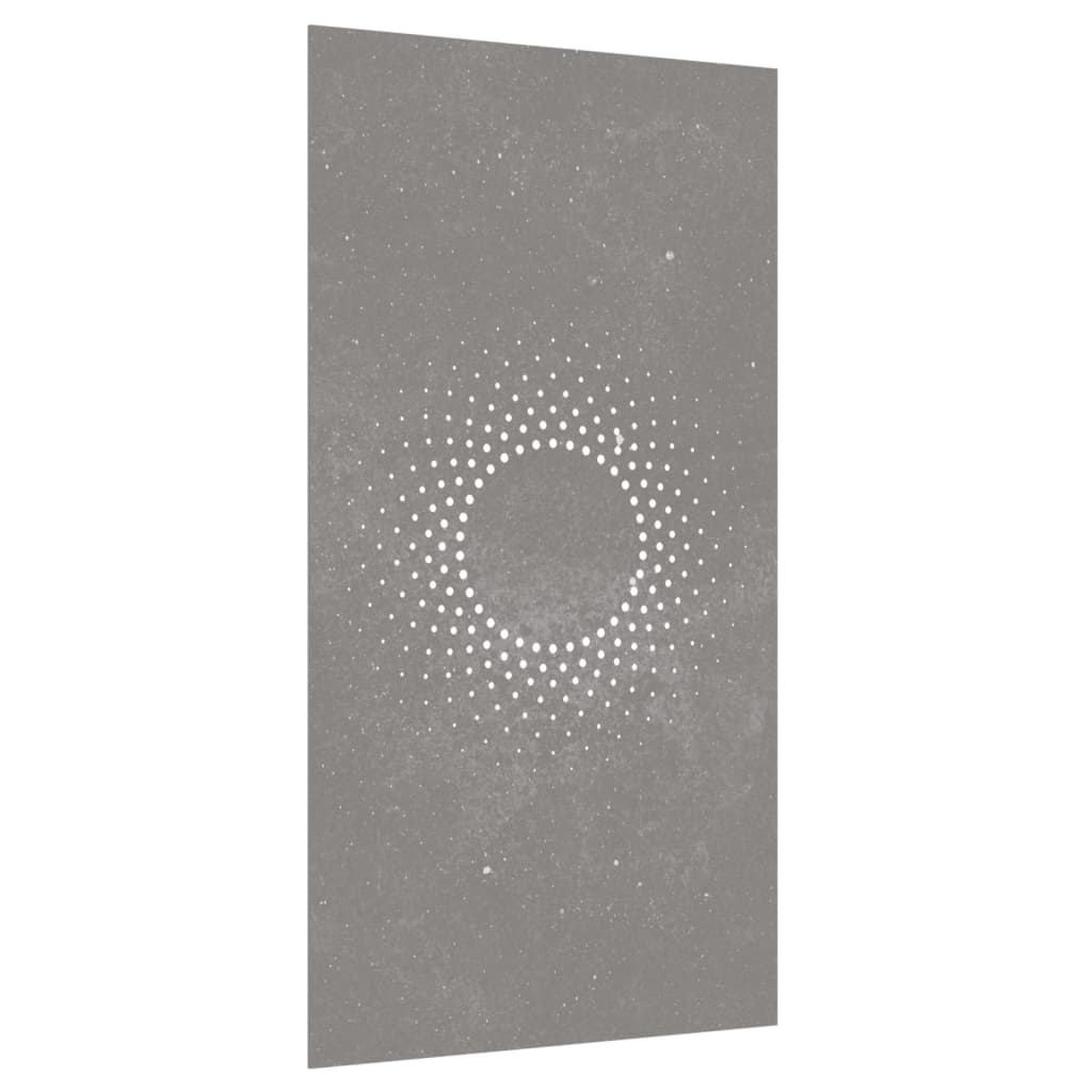 vidaXL Wanddecoratie tuin zonontwerp 105x55 cm cortenstaal afbeelding