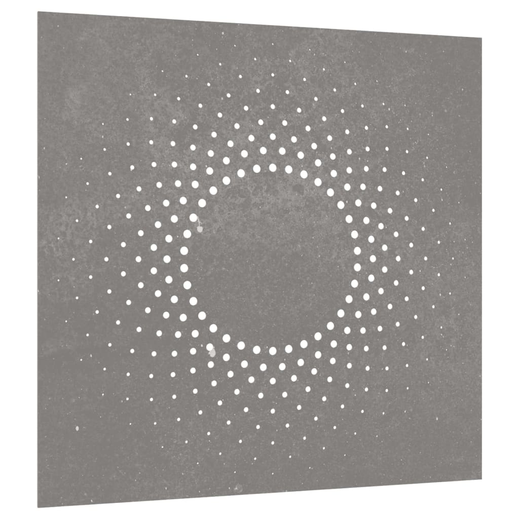 vidaXL Wanddecoratie tuin zonontwerp 55x55 cm cortenstaal afbeelding