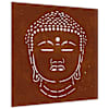 vidaXL aia seinakaunistus, 55x55 cm, Corteni teras, Buddha disain