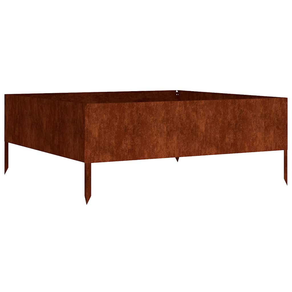 Thumbnail - vidaXL Hochbeet 100x100x41 cm Cortenstahl