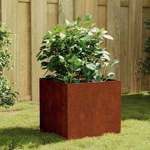 Truhlík 40 x 41 x 40 cm cortenová ocel - obrázek 1