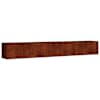 vidaXL taimekast, 280 x 40 x 40 cm, Corten-teras