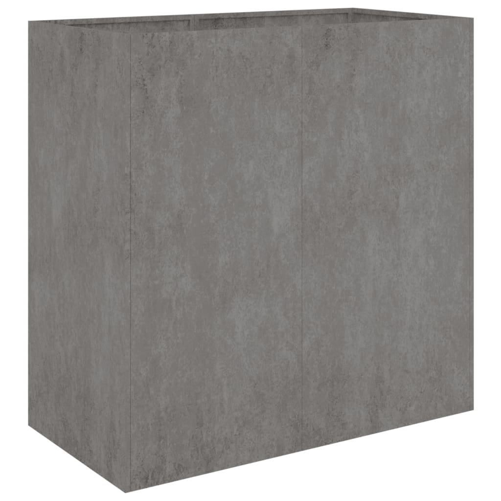 vidaXL Kukkalaatikko 80x40x80 cm Corten teräs