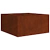 vidaXL taimekast, 80 x 80 x 40 cm, Corten teras