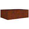 vidaXL taimekast, 120 x 80 x 40 cm, Corten-teras