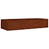 vidaXL taimekast, 200 x 80 x 40 cm, Corten-teras