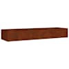 vidaXL taimekast, 280 x 80 x 40 cm, Corten-teras