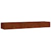 vidaXL taimekast, 360 x 80 x 40 cm, Corten-teras