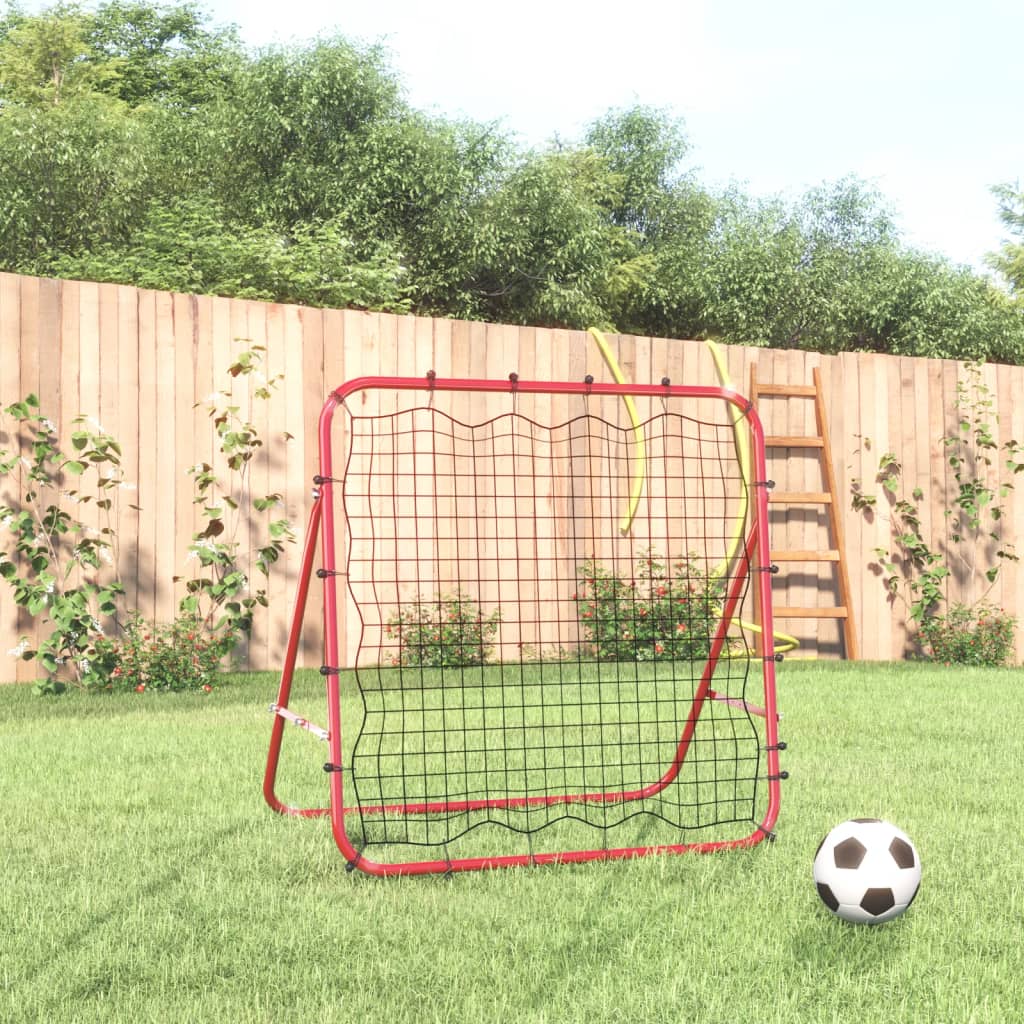 vidaXL Fußball-Rebounder Verstellbar 96x80x96 cm Stahl und PE