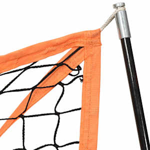 Přenosná baseballová síť oranžová/černá 183x182x183cm polyester - obrázek 5