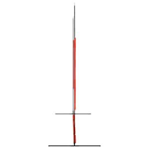 Přenosná baseballová síť červená/černá 369x107x271cm ocel a PES - obrázek 4