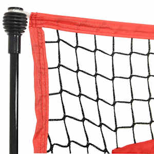Přenosná baseballová síť černá/červená 183x105x183 cm polyester - obrázek 5